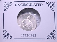 GEM WASHINGTON HALF DOLLAR W BOX PAPERS