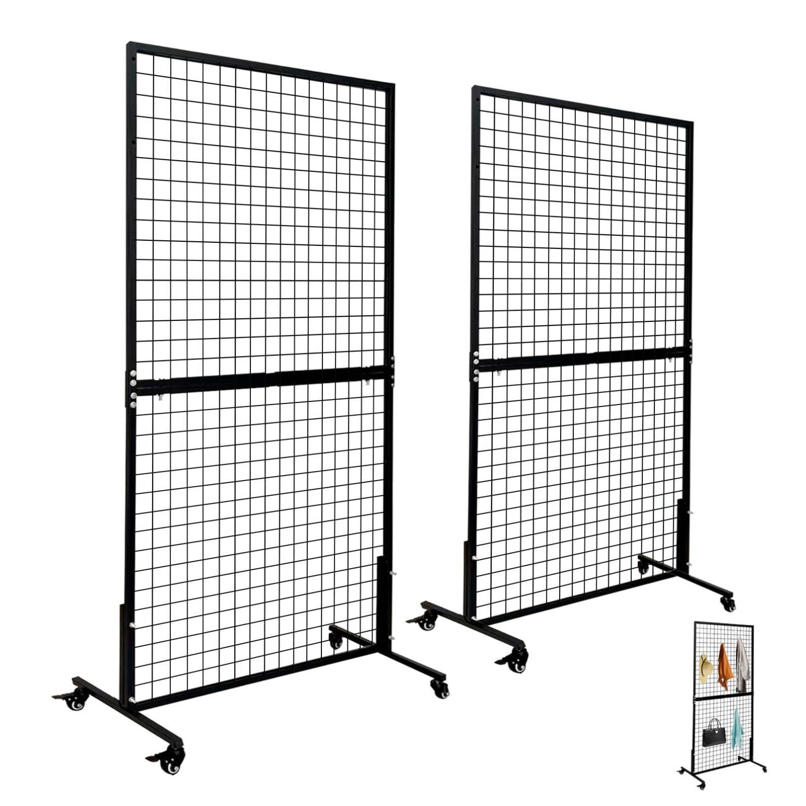 ZeJlo Grid Wall Panel Display Stand 3' x 6' Wire G