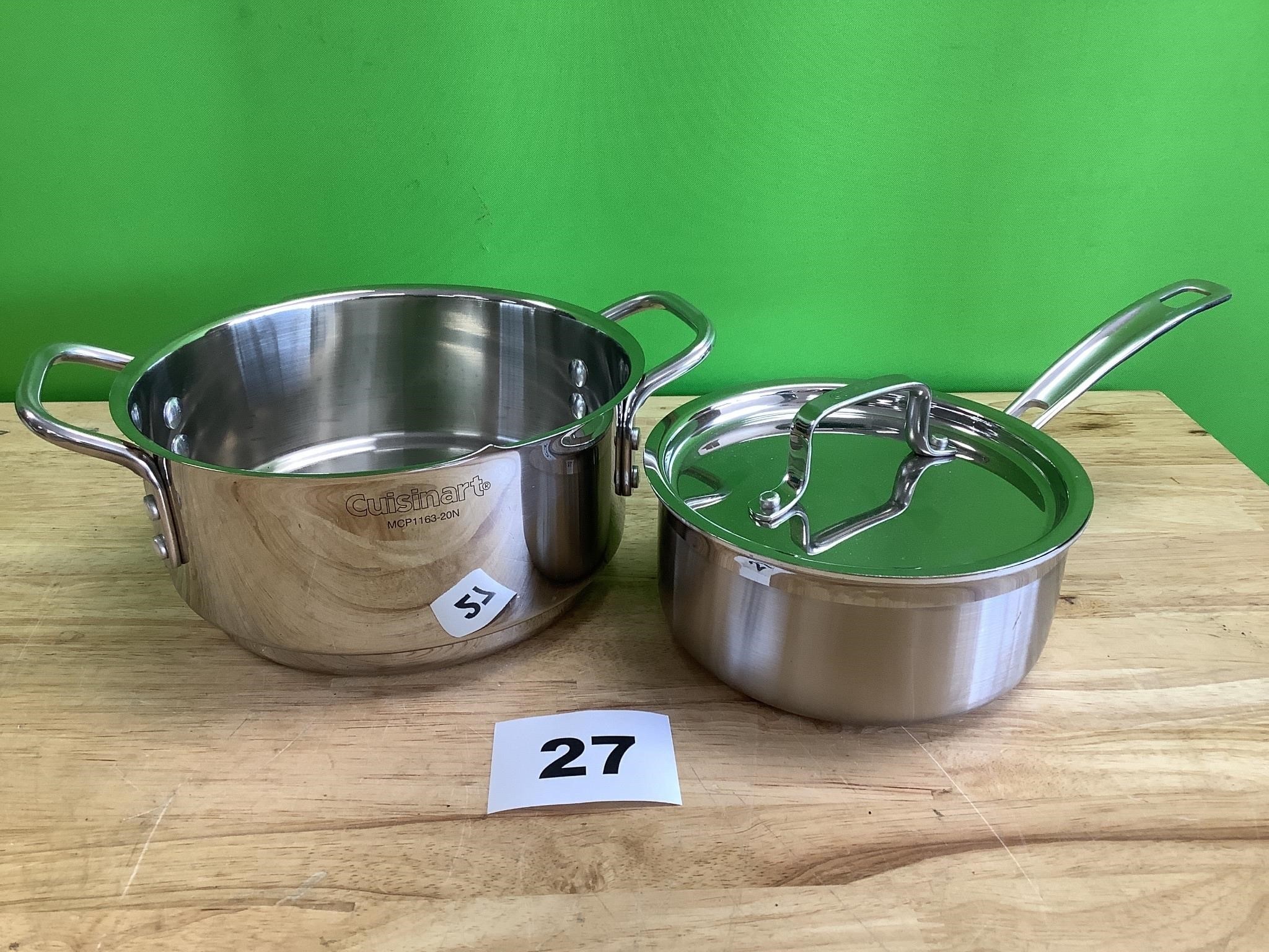 Cuisinart Stainless Steel Saucepan & Steamer