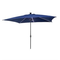 Allen + Roth 7-ft Aluminum Market Patio Umbrella