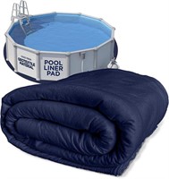 Precut 15-Foot Round Pool Liner Pad