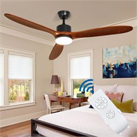 Depuley 52" Ceiling Fan with Lights Remote Control