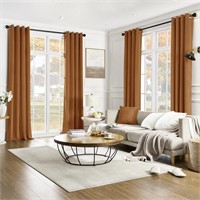 Nasitos 4 Panels Velvet Curtains - 52 x 108 Inches