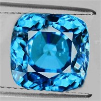 Natural AAA Seafoam Blue Zircon 2.96 Cts{Flawless-