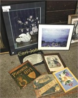 LOT OF MISC. FRAMED ART