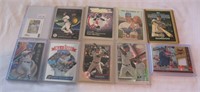 Lot of 10 baseball cards