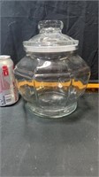 Clear candy jar