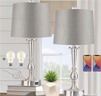 PARTPHONER Set of 2 Touch Control Table Lamps - UN