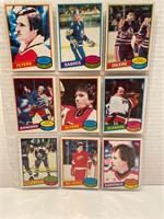 9 X 1980’s Hockey Cards