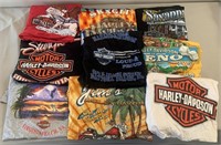 W - 9 HARLEY-DAVIDSON TEES SIZE 2X (Q58)