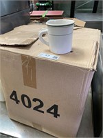 Case of Porcelain Coffee Mugs