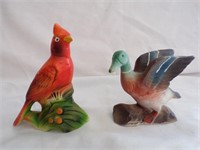 Cardinal And Duck Statue