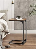 C SHAPED TABLE / MODEL LET350B01 / DISTRESSED BOX