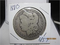 Morgan Silver Dollar 1880