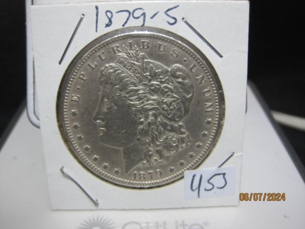 Morgan Silver Dollar 1879-S