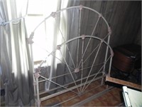 Iron Bed with Rails