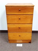 4-Drawer Wood Chest of Drawers Dresser (No Ship)
