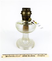 Aladdin Clear Glass Base Oil Lamp