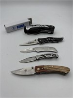 (5) pocket knives