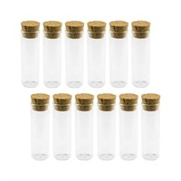 15ml Test Tube Glass Bottle with Cork Empty Bottle