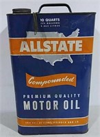 Allstate Motor Oil 10 Qt Can