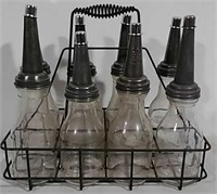 Oil bottle Rack With 8 Bottles
