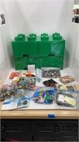 Lego Storage Cube w/ Contents