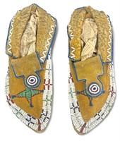 Native American Beaded Moccasins