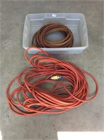 Two Commercial Grade Extension Cords