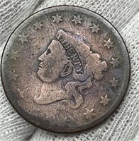 1820 Large Cent Weak Date