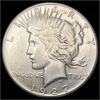 1927 Silver Peace Dollar CLOSELY UNCIRCULATED