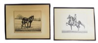Pair of Clarence William Anderson Lithographs
