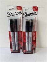 2 sharpie 2 packs ultra fine markers