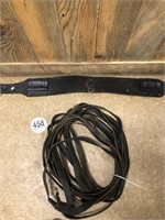 Tag #458 Set of Leather Driving Reins (21 ft)