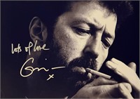 Autograph COA Eric Clapton Photo