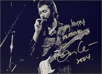 Autograph COA Eric Clapton Photo