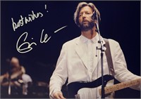 Autograph COA Eric Clapton Photo