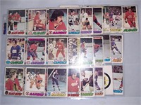 lot of 58 1977-78 O-Pee-Chee Hockey cards