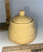 Longaberger Butternut cottage sugar dish