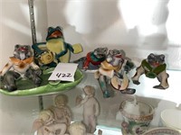 Occupied Japan Frog figurines