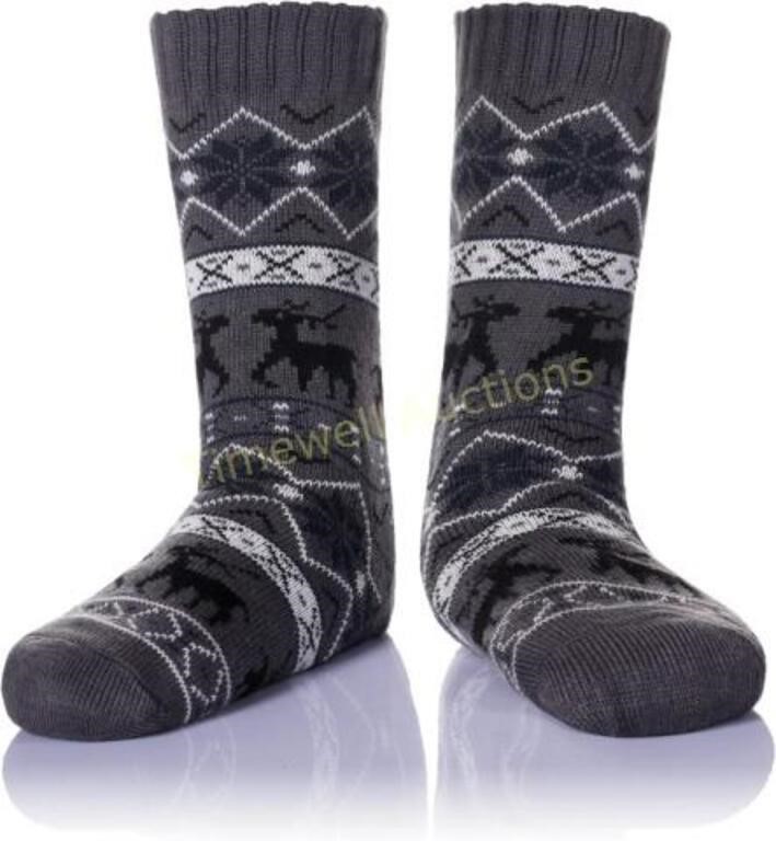 Men's Fleece Lined Cozy Slipper Socks
