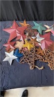 Metal stars, with wooden stars
