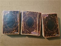 stack of yu gi oh cards