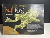 Vintage 1967 Giant American Bull Frog model kit