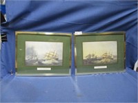 Tea clippers leaving port framed prints
