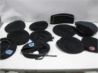Eleven Assorted Military Hats
