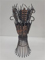 Metal Wheat Pattern Candle Holder