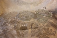 LOT OF CANDY DISHES - MOSTLY VINTAGE