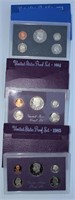 1983 * 84 * 85 US Mint Coin Sets