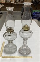 Glass oil lamps